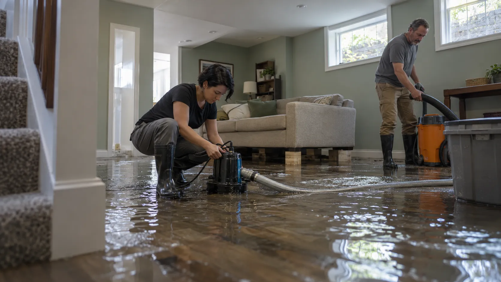 Flooded Basement Cleanup in Indianapolis, IN
